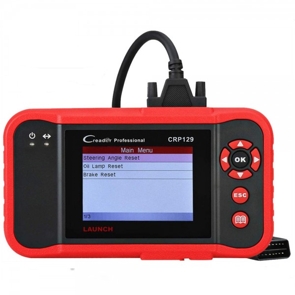 LAUNCH Creader CRP129 4 System Code Reader Scanner for ENG/ AT/ ABS/ SRS with Brake/ SAS/ Oil Service Light Reset
