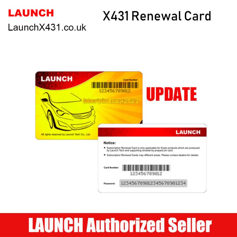 One Year Online Software Update Service for Launch CRP909 /CRP909E/CRP909X(Subscription Only)