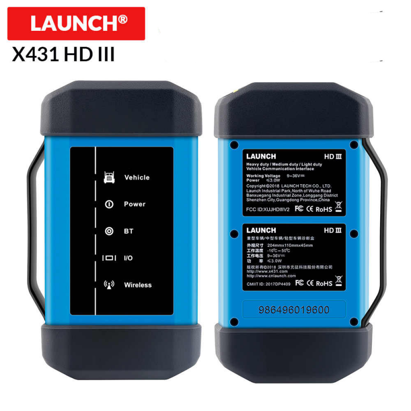 [Ship from UK] Launch X431 HD III HD3 Heavy Duty Module Truck Diagnostic Tool Works with X431 V+/ X431 PRO3/ X431 PADII/ X431 PAD3