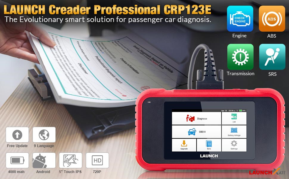 LAUNCH CRP123E 4 System