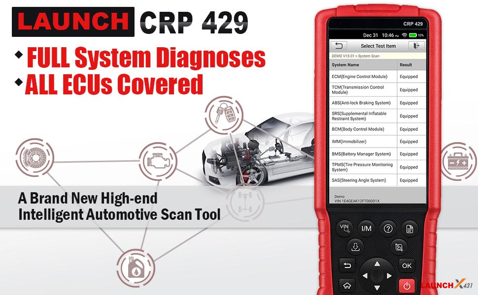 LAUNCH CRP429 Full System