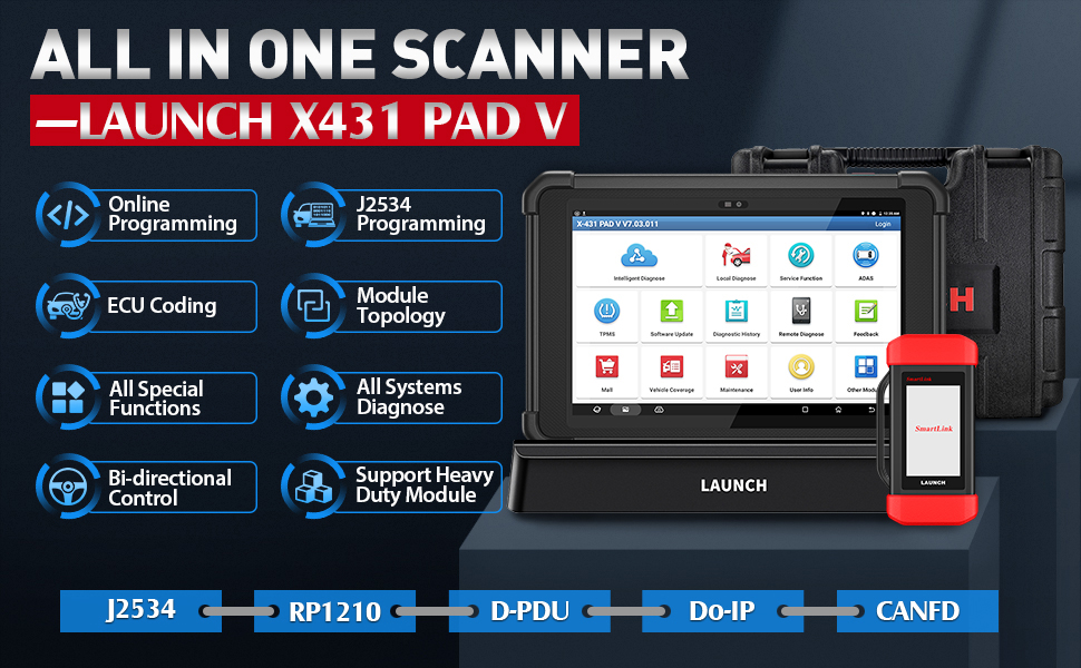 LAUNCH-X431-PAD-V-Elite-ECU-Online-Programming-Coding-Scan-Tool-Full-System-Diagnostic-Scanner-Support-Topology-Map39-Reset-Functions-HKSP510